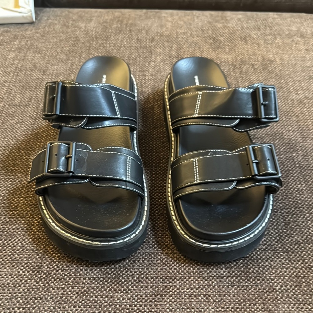 Kids Black Sandals